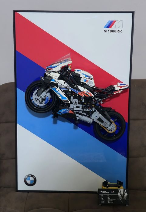 Рамка Lego BMW M 1000 RR, Lego картина