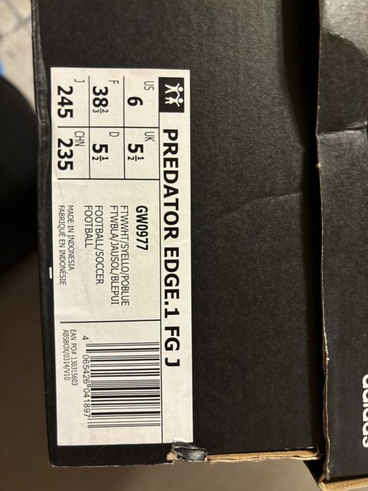 Калеври Adidas Predator Edge 1. FG професионални