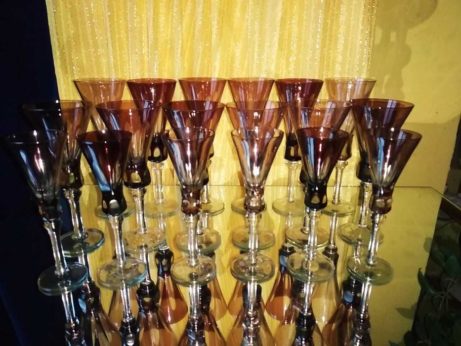 Фужеры марганцевые Чехословакия