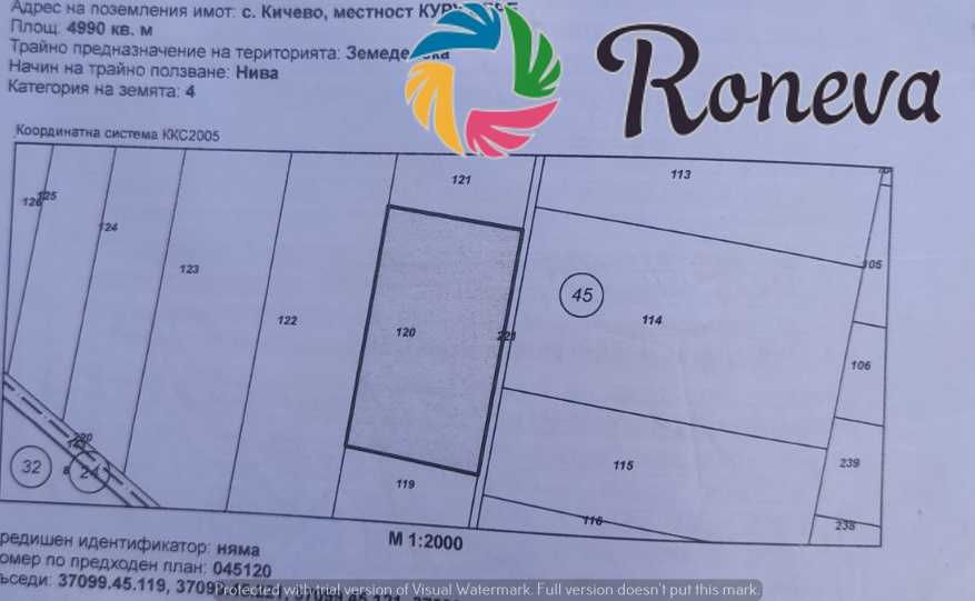 Земеделска земя с.Кичево
