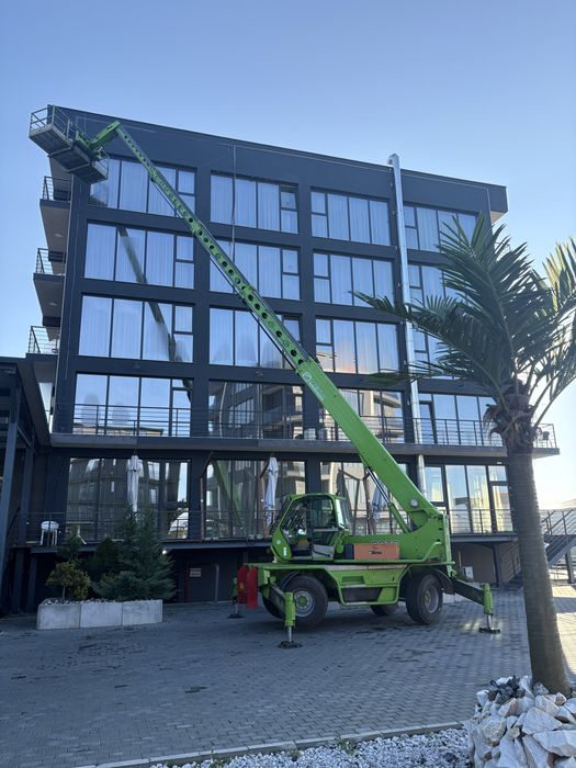 Inchiriez Merlo rotativ 24m / nacela/ cupa/ furci / troliu macara /