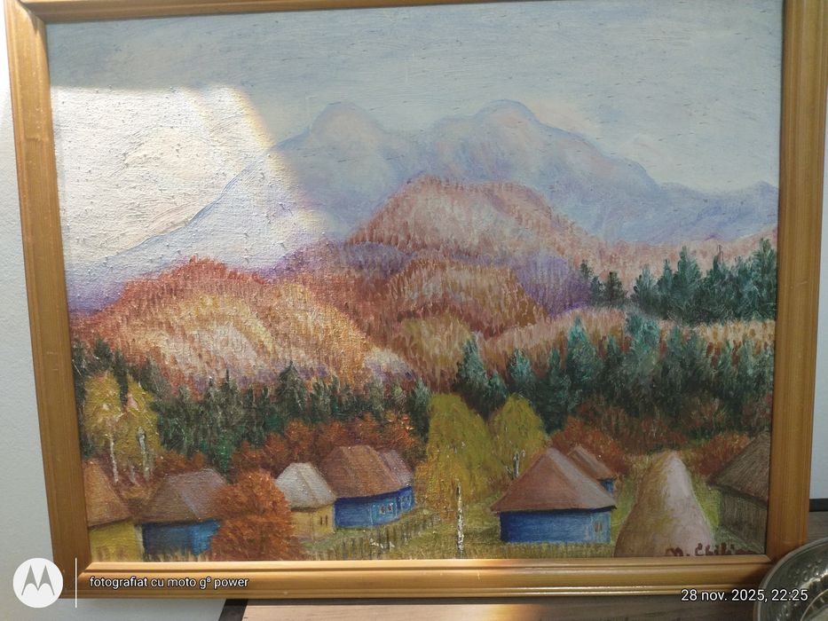 Pictura in ulei,tablou original semnat Maria Chilian