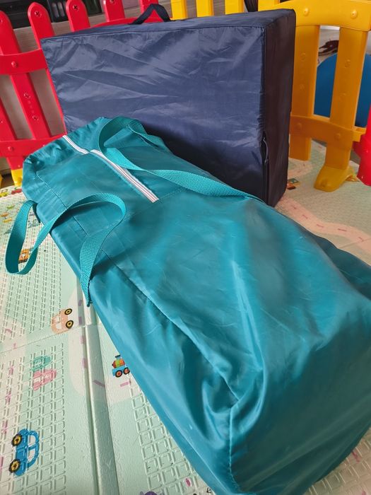 Patut pliabil Juju Sleepy Baby, 2 nivele + Saltea spuma Hauck Sleeper CADOU