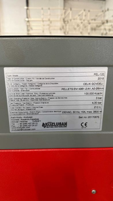 Sistem incalzire peleti KOZLUSAN - TVA inclus