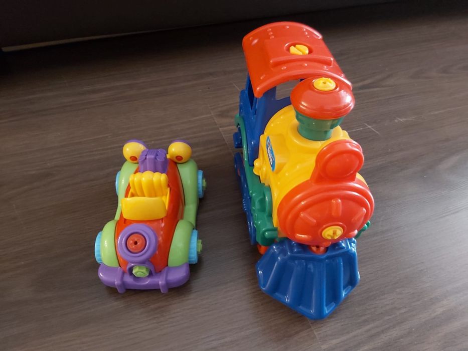 Set de construcție mașină/tren cu scule