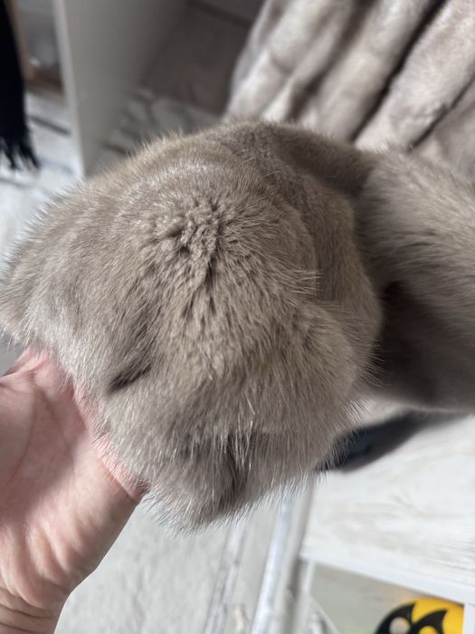 Норковая шуба 110 см