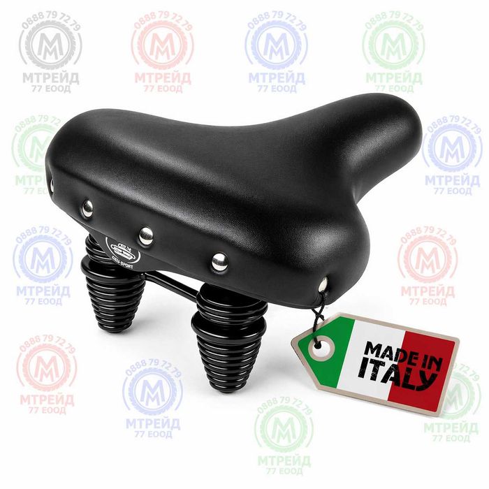 Ретро седалка за велосипед Selle Monte Grappa NEVADA, Made in Italy