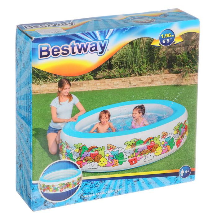 Бассейн детский надувной 196х53 см 700 литр