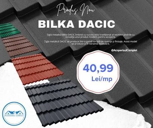 Tigla metalica retropanel click Bilka