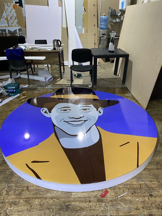 Tashqi reklama xizmatlari yonuvchi harflar