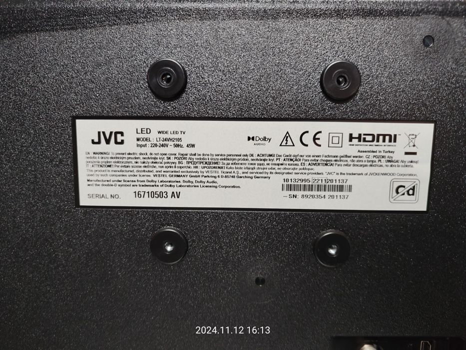 JVC-Led TV- lt24th2105