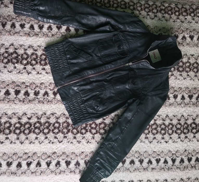 Дамско яке естествена кожа Only и зимно яке ESPRIT