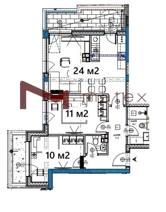Продава се Тристаен апартамент в Варна, Изгрев - 95 кв.м за 1506 €/кв.м - Снимка #1