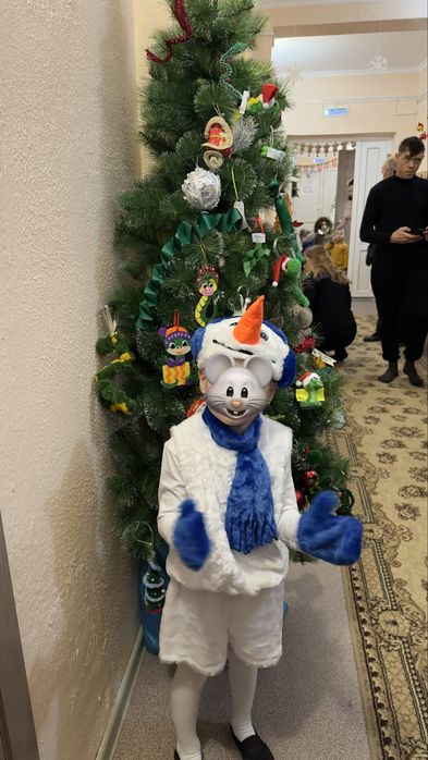 Продам костюмы снеговика и мишки