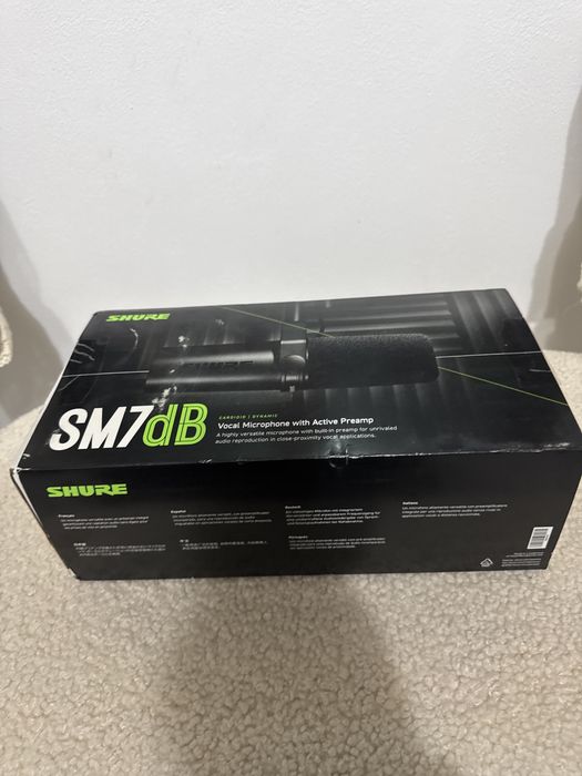 microfon podcast studio Shure SM7DB SM 7 DB