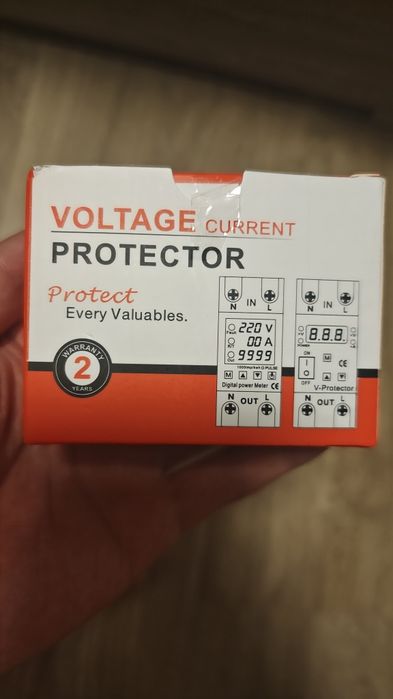 Releu de protecție tensiune și curent Voltage Current Protector