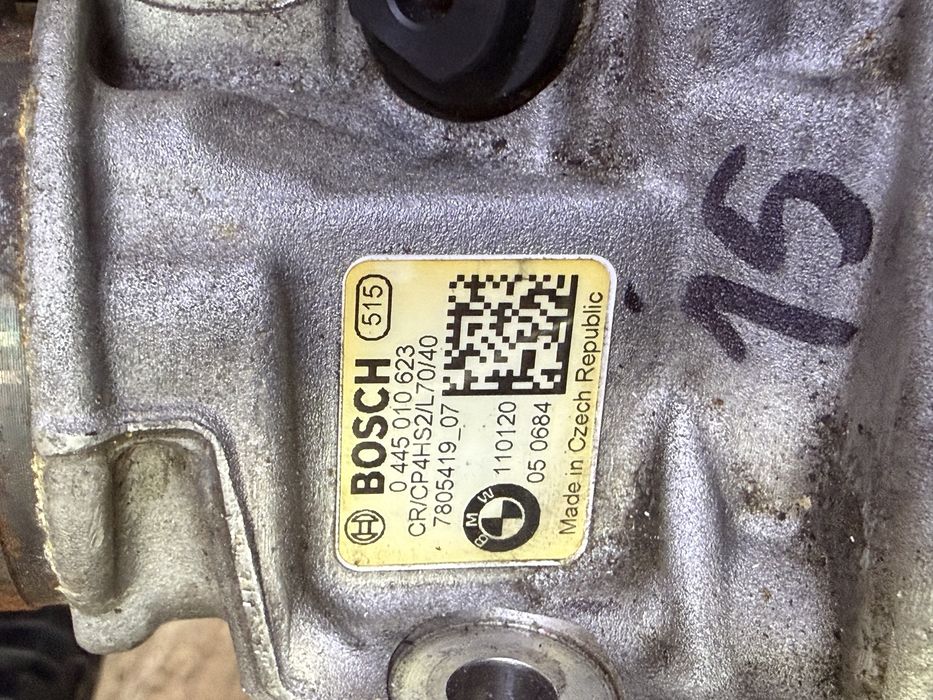 Комплект дюзи рейл и Гнп  BMW 530d 258кс N57 н57 3.0 дизел