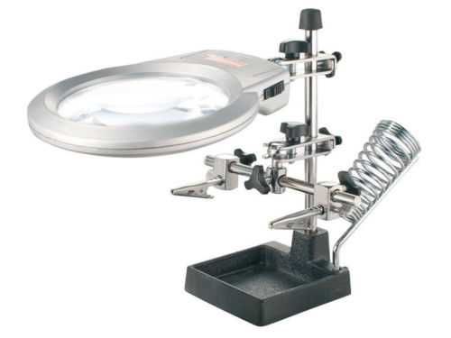 Lupa cu lumina cu LED si stativ