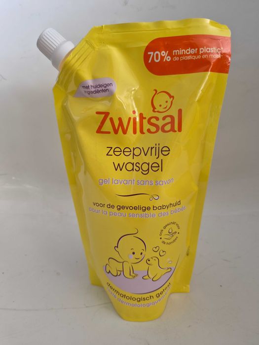 1бр-3.99€ 2бр-6.99€ Zwitsal гел за къпане бебе, пълнител 500мл, без сапун