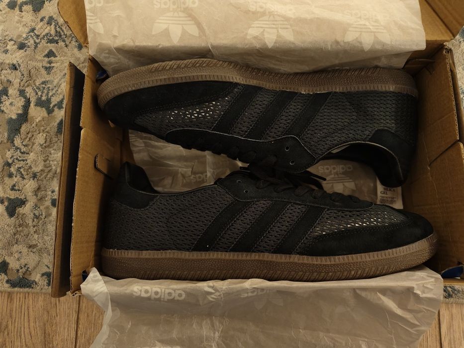 Черные Adidas samba оригинал, новый