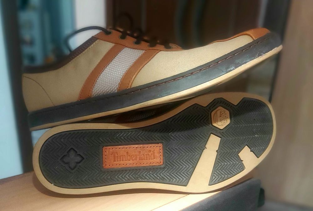 Pantofi Timberland Originali - Piele Naturală & Canvas - Noi/Impecabil