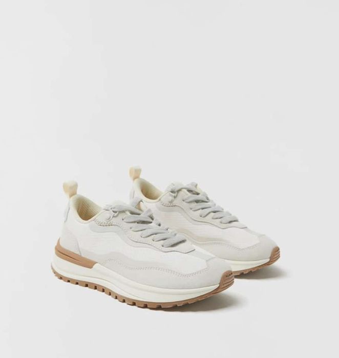 Женские Кожаные кроссовки