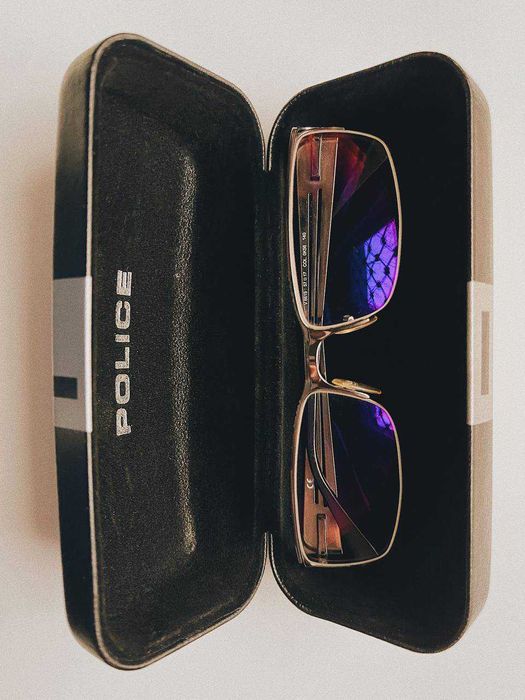Ochelari de vedere Jaguar Police Ozzie cu etui toc ochelari titan