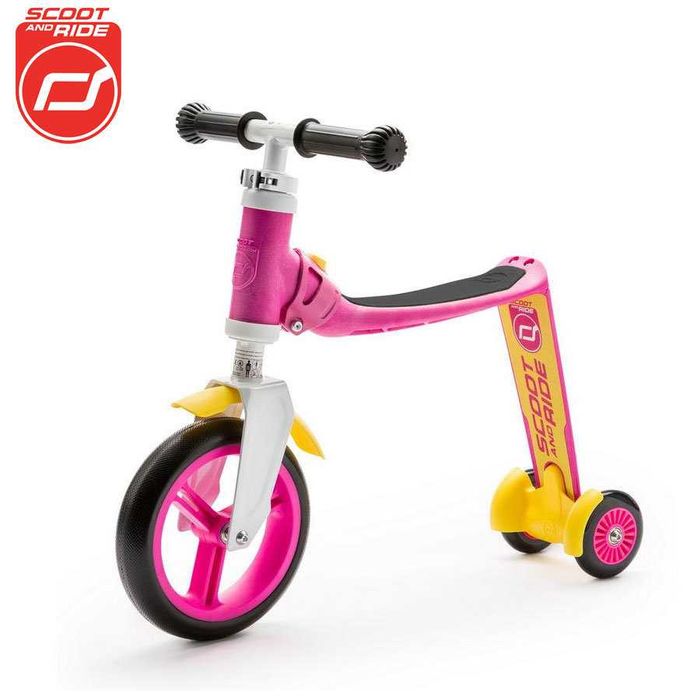 Scoot & Ride - Детска тротинетка и балансиращо колело 2в1 Highwaybaby