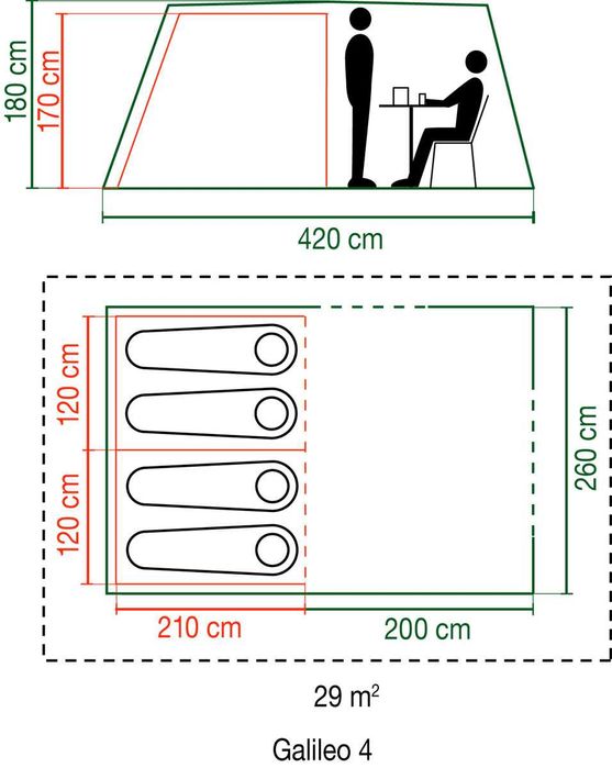 Палатка Coleman Galileo 4