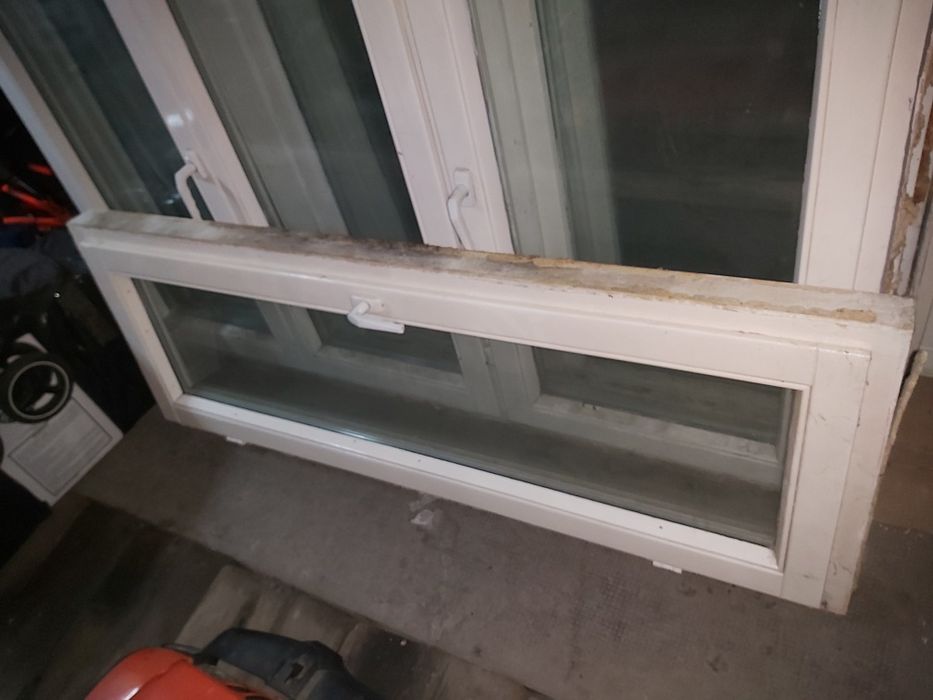 Geam termopan din lemn masiv stratificat 5buc geam baie