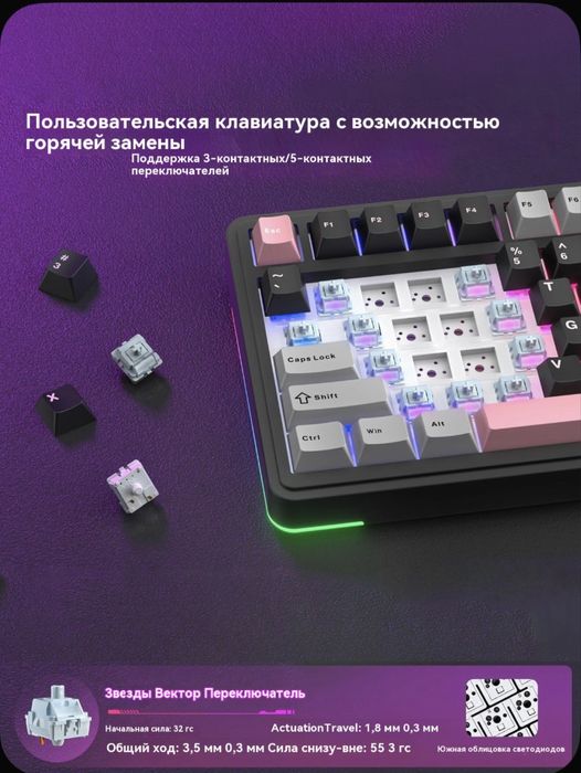 Клавиатура S75 PRO AULA