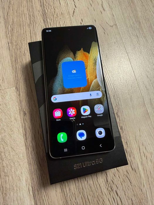 Vand Sau Schimb Galaxy S21 Ultra 5G Phantom Silver 128Gb Dual Sim