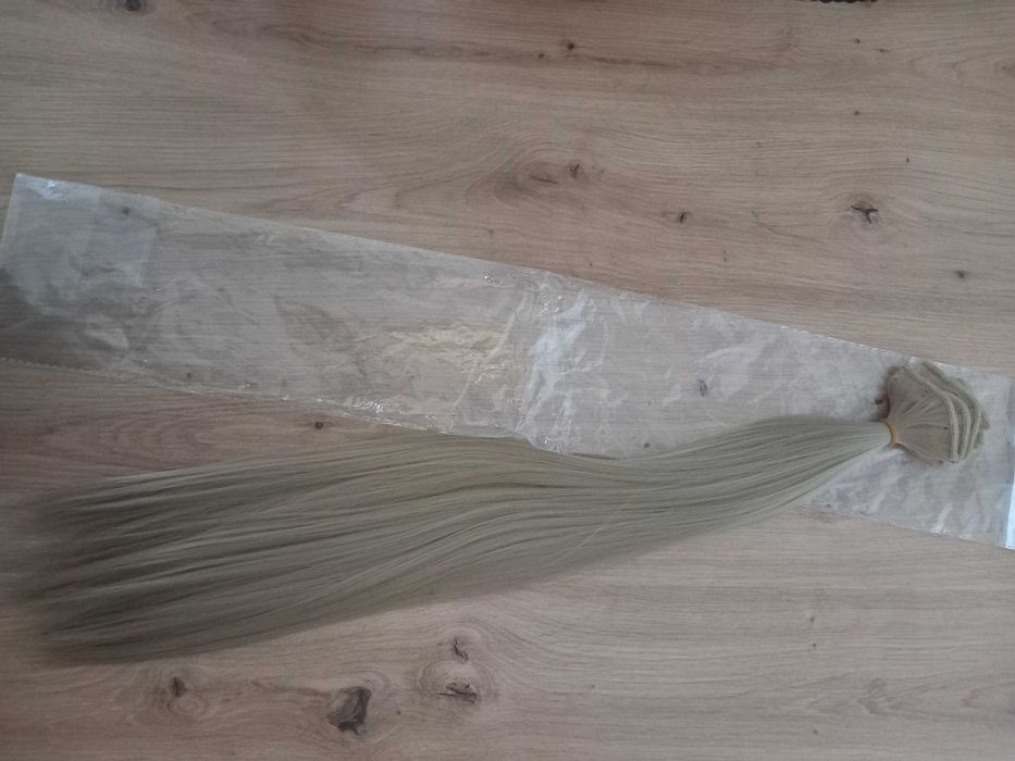 Екстеншън , треса , удължение за коса 7 реда - пепеляво рус