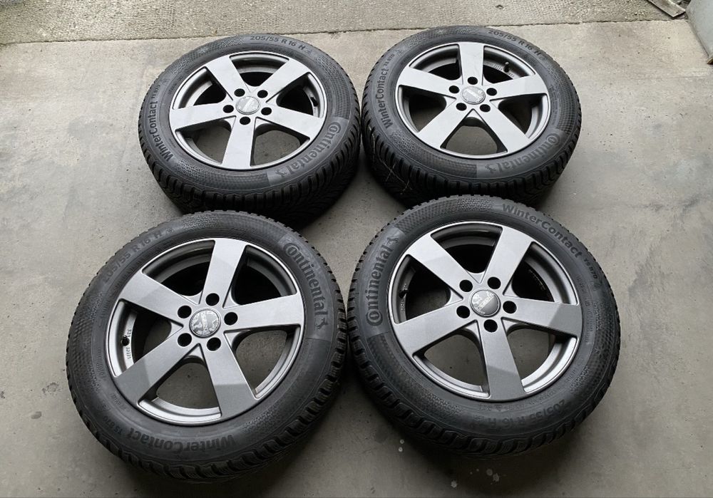 Jante aliaj R16 5x112 cu anvelope MS 205 55 16