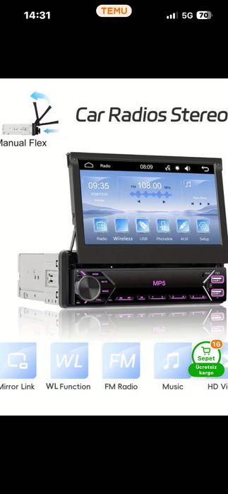 касетофон за кола с bluetooth