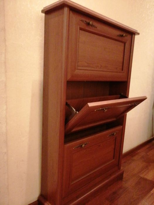 Обувница натуральное дерево