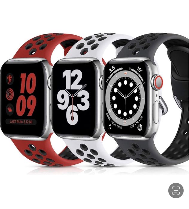 Curea Husa Sport Hoco Silicon Holes Incarcator Cablu Ceas Apple Watch