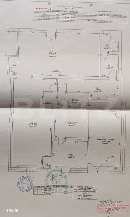 Spatiu comercial de inchiriat 60mp I.C.Bratianu