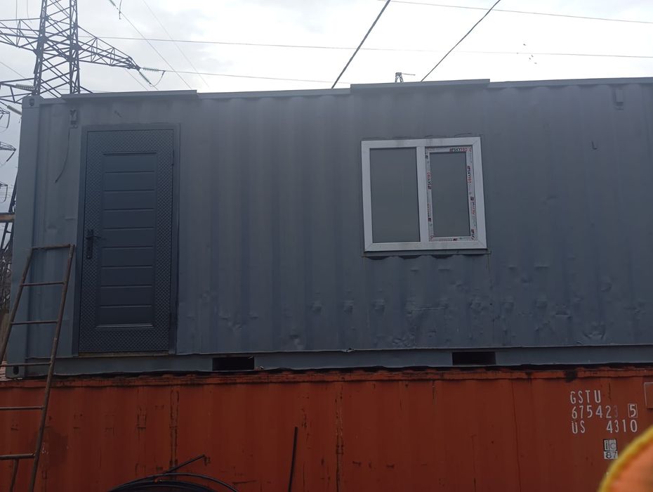 Жилой контейнер утепленный обшитый