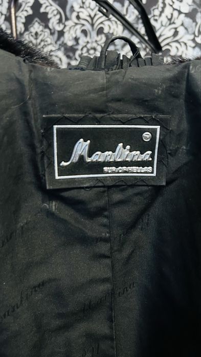 Норковая шуба черная