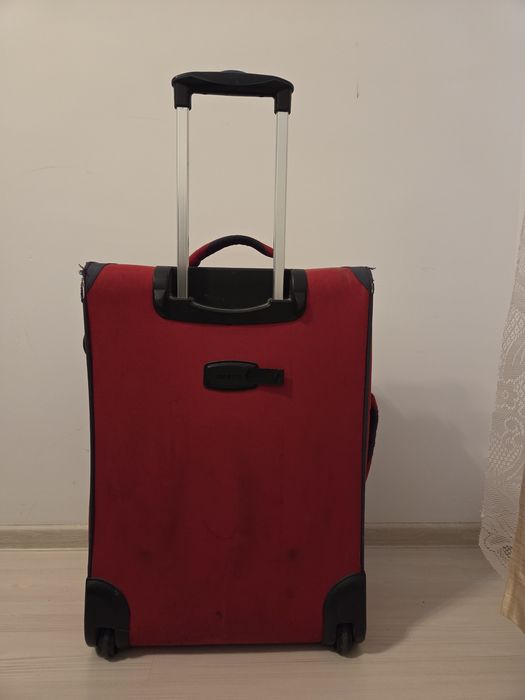 Troler Lamonza rosu, 60 x 43 x 25 cm