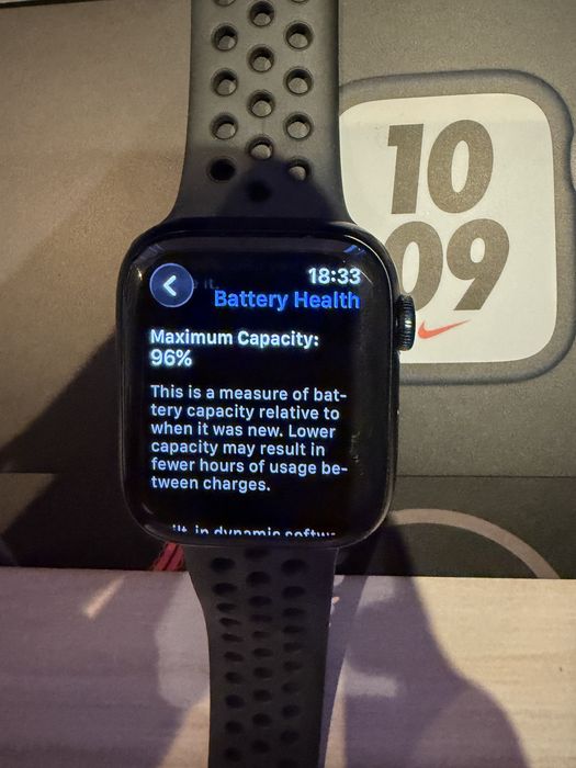 Apple Watch 7 Nike Edition 45mm 96% капацитет на батерията