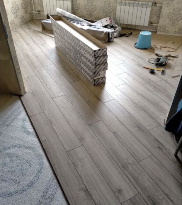 Укладка ламинат . Караганда-Астана