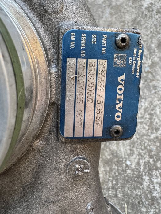 Turbina Volvo Xc60 2.0 biturbo