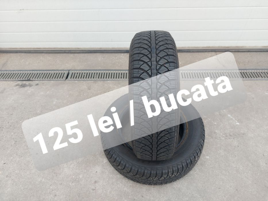 125 lei bucata! Doua anvelope M+S/IARNA 185 65 15 Fulda dot 2022! 7 mm