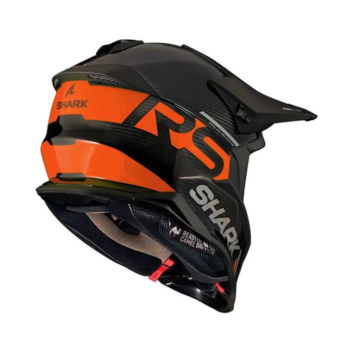 Shark Каска Varial RS Carbon Flair Orange/Carbon Skin White