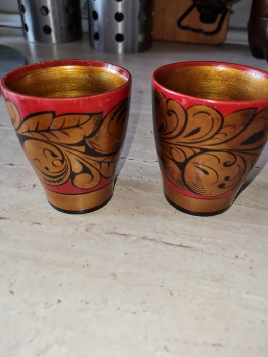 Хохлома, мельхиор, хрусталь