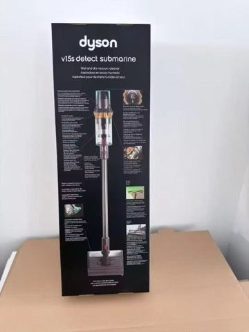 Aspirator vertical pentru aspirare uscată și spălare umedă Dyson V15 detect Submarine™