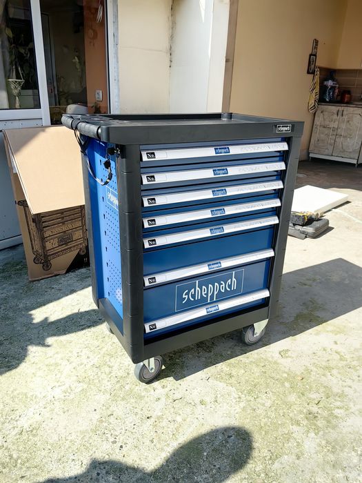 Количка с инструменти 263 части Scheppach TW1000