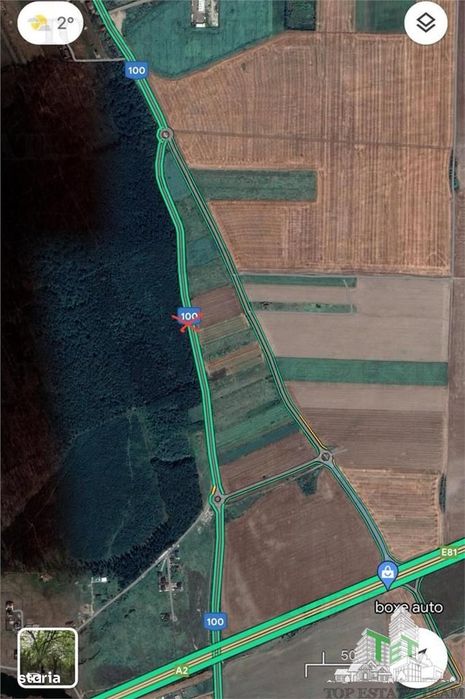 Teren de vanzare Branesti, iesire la Autostrada Soarelui
